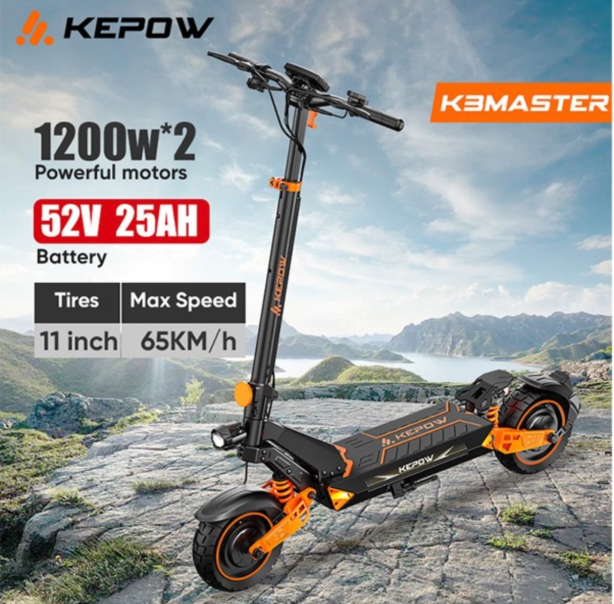 Trottinette électrique Kepow 3 Master