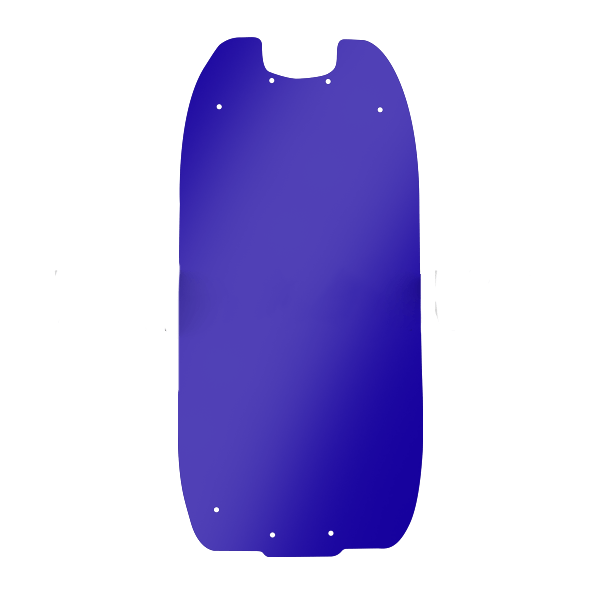 Carbon Revo Bleu- Dualtron Spider deck lining