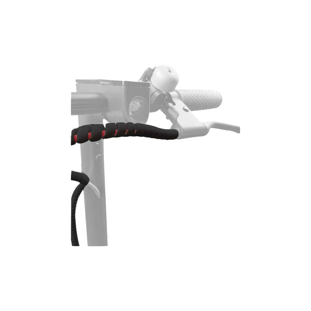 Black cable protective sheath