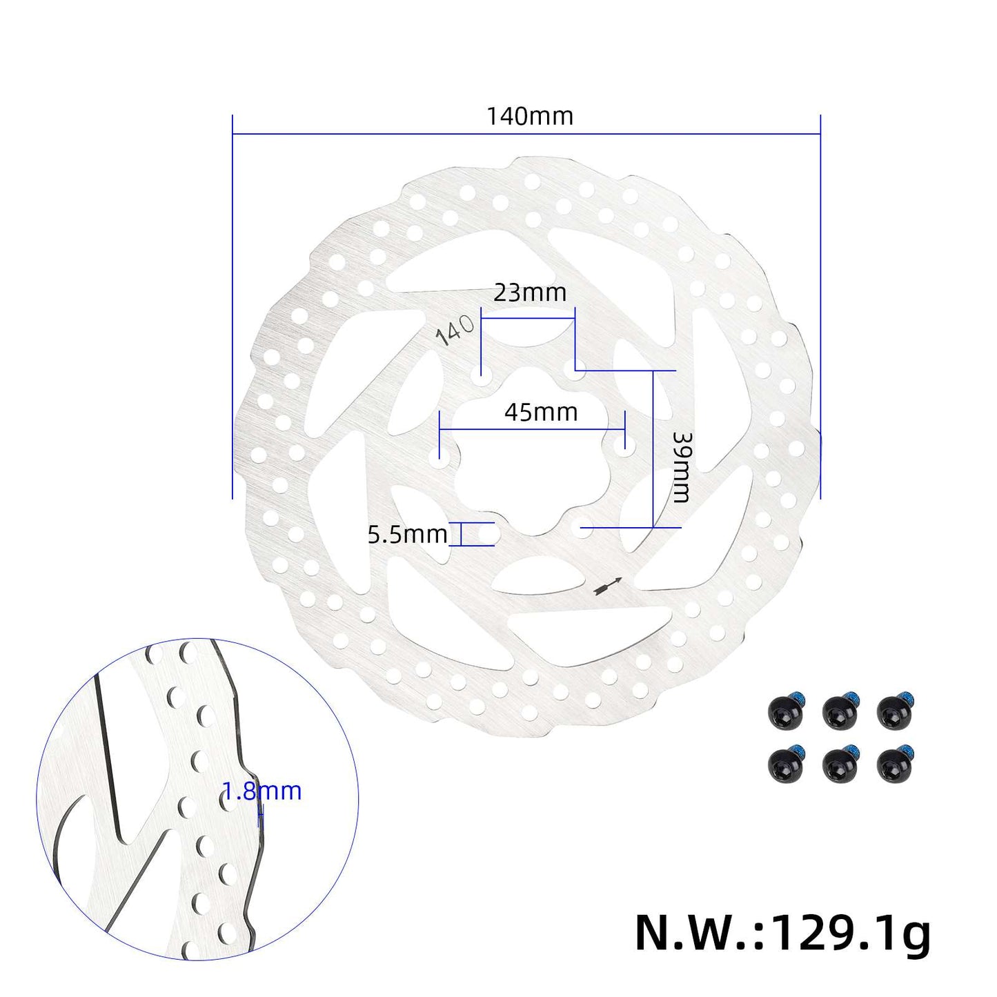 Disque 140mm