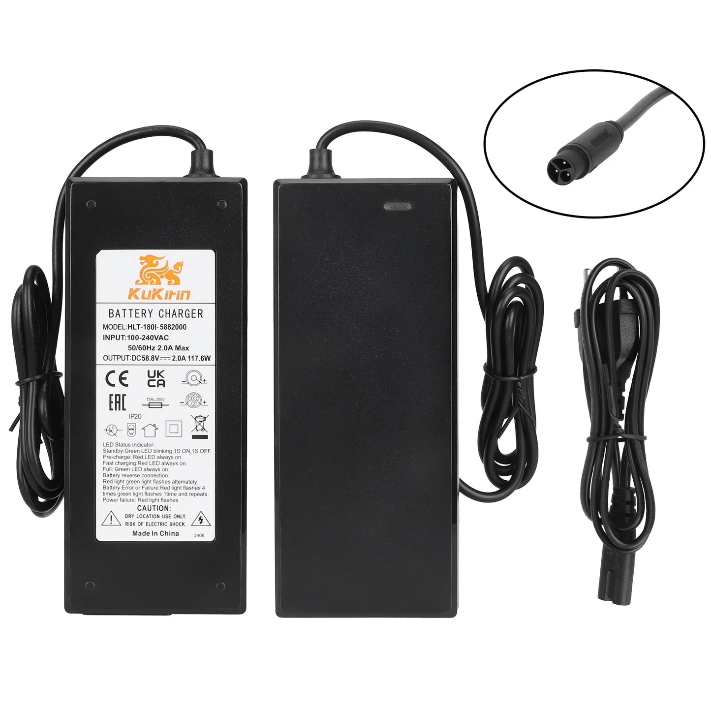 Chargeur Kukirin G2 master 58.8V