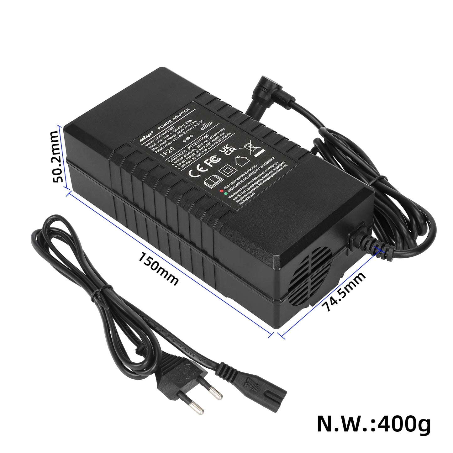 Chargeur Xiaomi 4 pro 54.6V 2,3ah