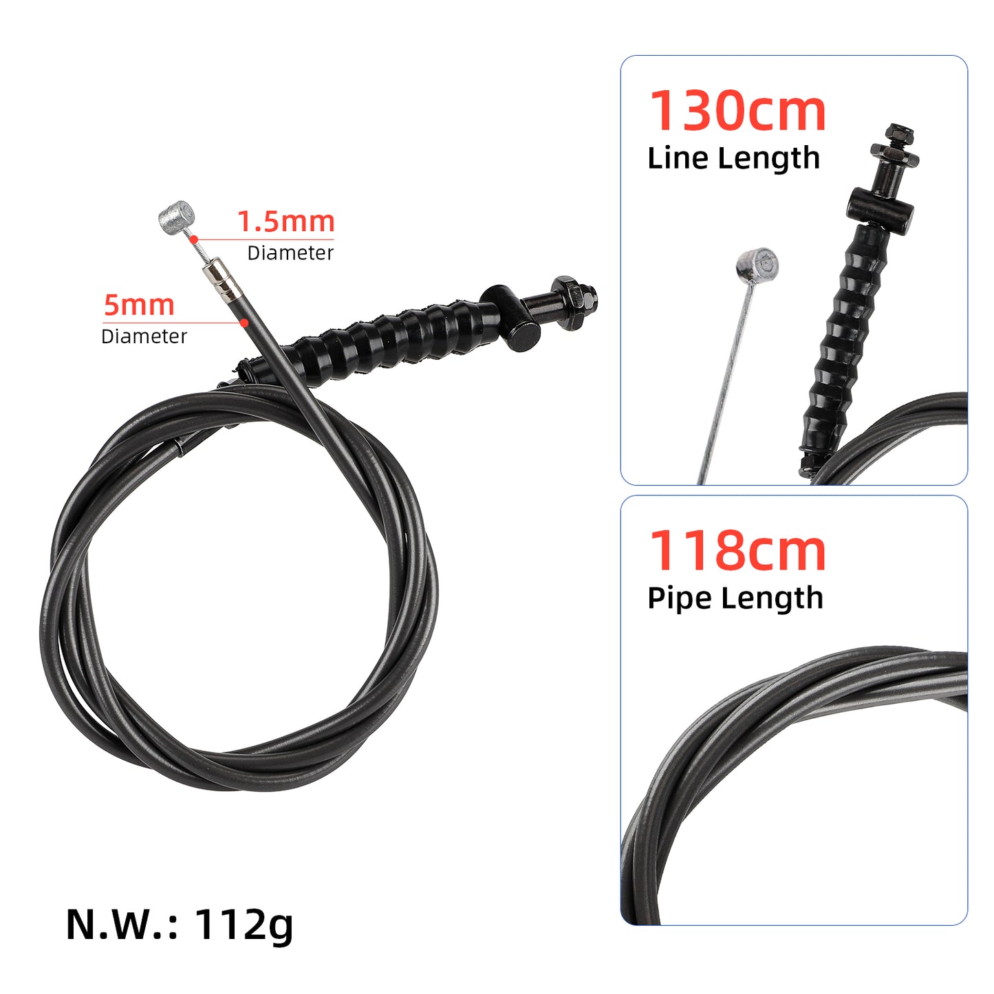 Câble de frein à tambour pour Ninebot G30 Max